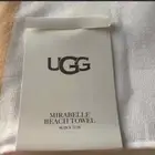 New UGG Mirabelle Beach Towel Turkish Cotton 40x72” Standard Bright White (1pc)