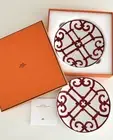 HERMES Bread plate No. 5 Gadalquivir, set of 2, box included