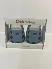 Life Factory Wine Glasses. Set of 2. Brand New