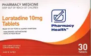 ==> P/HEALTH LORATADINE 10MG 30 tablets HAYFEVER&ALLERGY,=CLARATYNE