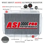 3Row Aluminum Radiator Suit HOLDEN Kingswood HG HT HK HQ HJ HX HZ V8 Chev engine