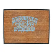 Absolute Zero Is The Coolest - Funny Novelty Doormat Man Cave Floor mat