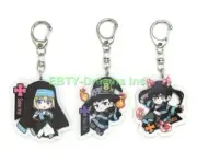 Set of 3 Fire Force Anime Acrylic Keychain Iris, Tamaki Kotatsu, Maki Oze v1