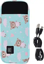 Bottle Warmer Sleeve | 3 Temp Adjustable USB Milk Warmer | Lightweight Breastmilk Heaters, Protective Sleeve for Outdoor