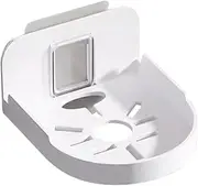 Small Wall Mount Floating Shelf for Camera Mini Speaker, Adhesive Hanging Clear Mini Shelves Baby Monitor Action Figures in Bedroom Bathroom Kitchen Living Room