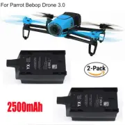 2PCS Battery For Parrot Bebop Drone3.0 Quadcopter Replacement Battery 2500mAh UK