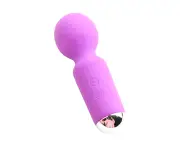 Powerful Vibrator Strong Vibration Continuous Orgasm Sex Toy 10 Vibration Modes Powerful Wand Massager for Girl-Purple