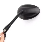 KiWAV Ellipse Black Mirrors Aluminum 10mm for Honda Nighthawk Goldwing Shadow