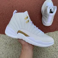 在飛比找蝦皮購物優惠-Air Jordan AJ12 季後賽運動鞋中幫籃球鞋