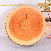 Soft Office Round Wood Pillow Plush Cushion Chair Buttocks Tree Stump AU TOH