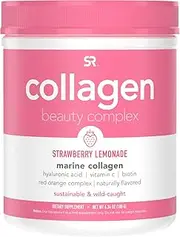 Sports Research - Marine Collagen Complex with Hyaluronic Acid - Strawberry Lemonade