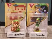 The Legend of Zelda 30th Anniversary Amiibos - 8-bit & Ocarina of Time Link
