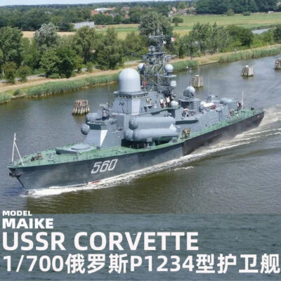 3D Printed 1/700 Russia P1234 Guided Missile Frigate Waterline Version Model Kit