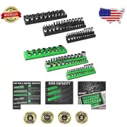 Portable 6-PC Magnetic Socket Holder Set: 143 Slots for SAE and Metric Tools