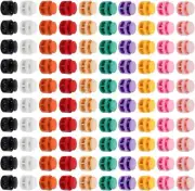 Assorted Color Plastic Cord Locks End Spring Toggle Stoppers,100Pcs Colorful ...