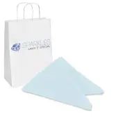 150 pcs 17"x17" inch Polyester Cloth Napkin - Light Blue - Wedding Linen zh