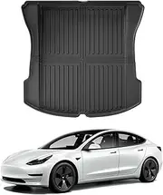 CMPCTR Cargo Mat Boot Liner for Tesla Model 3 2017-2023 TPE Cargo Liner Heavy Duty Cargo Trunk Mat Luggage Tray Interior Accessories
