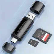 4-in-1 USB-C USB-A SD Card Reader OTG Adapter for Micro SD SDXC PC MacBook