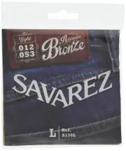 SAVAREZ / A130L Bronze Light Bronze Light 12-53 Acoustic Guitar Strings