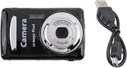 Aswalling Digital Camera,Portable Cameras 16 Million HD Pixel Compact Home Digital Camera for Kids Teens Seniors Black