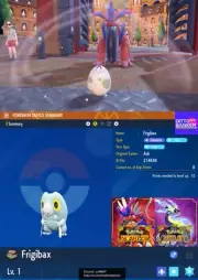 Pokemon Scarlet/Violet ✨SHINY EGG FRIGIBAX 6IV Adamant Hatch Your Egg TRADE