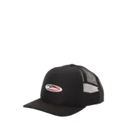 QUIKSILVER GRIFF BLACK TRUCKER UNISEX MENS CAP HAT NEW SURF Adjust Skate Fish