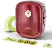PeriPage Mini Voice Label Printer. Bluetooth Portable Thermal ( Red ) New