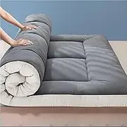Japanese Floor Mattress Comfortable Breathable Tatami Futon Mattress Fluffy Soft Single Double Folding Mattress Student Dormitory Mattress ZSMFCD(A,120X200cm)