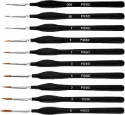 10 PCS Miniature Paint Brushes Kit, Fine Detail Painting Brush Micro
