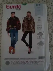 burda style sewing pattern 6359 womens coats, new, uncut and factory folded