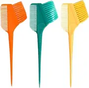 HAPINARY Braiding Foiling Kit 3pcs Hair Dye Applicator Brush for Salon Spa At-home Coloring