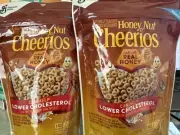 Travel Size Cereal, Honey Nut Cheerios, Gluten Free, Whole Grain, Resealable Bag