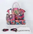 NEW BRAHMIN LUSH LARGE DUXBURY, MARLEY CROSSBODY & ADY WALLET