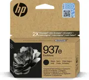 Genuine HP 937e Black High Yield Ink Cartridge 4S6W9NA ~ 2,500 Prints