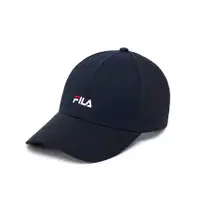 在飛比找蝦皮商城優惠-FILA 經典款六片帽棒球帽 黑色 運動 遮陽 穿搭 帽子 