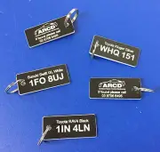Car Tag Custom engraved keyring IDEAL FOR Repair Centres and Hire/Loan Vehicles