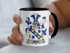 Smith Family Crest Heraldic Design Mug