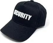 [THE RING LEGEND] RNGBRR Ring Security Ring Bearer Hat/Cap - Kids/Youth Size - Adjustable Velcro Closure - 3D Embroidered Security on Black Hat - Goes Well with Ring Security Case for Ring Bearer and Sunglasses