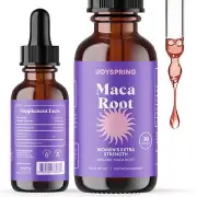 JoySpring Organic Maca Root - Peruvian Maca Supplement - Natural Vanilla Flav...