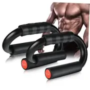 AIR-ONE SPORTS Push Up Bars, Extra Thick Non Slip Foam Grip, Unique Sturdy
