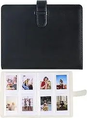 256 Pockets Photo Album, Mini Instant Photo Album Picture Case for Fujifilm Instax Film 7 8 9 11 Instant Cameras, 3 Inch Card Binder Pockets Photo card Binder, Family Albums for Polaroid Kodak HP(BK)