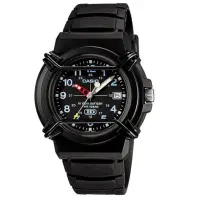 在飛比找momo購物網優惠-【CASIO 卡西歐】運動時尚休閒腕錶(黑-HDA-600B