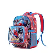 Spiderman Kids School Backpack w/Cooler Lunchbox Set