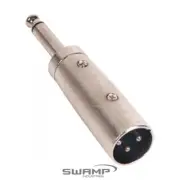XLR MALE to MONO 6.35mm 1/4" MALE - Audio Adapter
