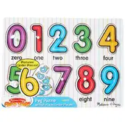 Melissa & Doug Numbers Peg Puzzle