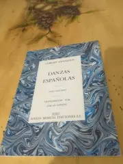 Enrique Granados Danzas Españolas For Classical Guitar Rare Book