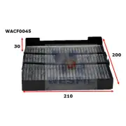 WESFIL CABIN AIR FILTER for SUBARU FORESTER SF SG INFINITI G 35 (for: Subaru)