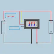 DC 10A Voltmeter Ammeter LED Meter Gauge Car Motocycle Voltage Current Me;yg