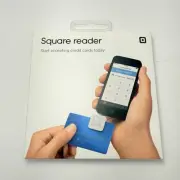 Square Credit Debit Card Reader 3.5mm Headphone Aux Jack White iPhone Android