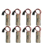 New 8PCS CR8.LHC 17450 3V PLC FDK CR8 LHC Battery with Plug Backup Power Source